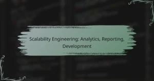 Scalability Engineering: Analytics, Reporting, Development