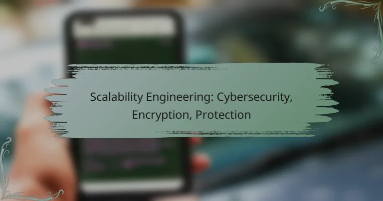 Scalability Engineering: Cybersecurity, Encryption, Protection