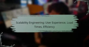 Scalability Engineering: User Experience, Load Times, Efficiency